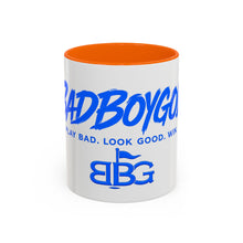 Load image into Gallery viewer, BadBoyGolf Accent Coffee Mug – "Play Bad. Look Good. Win." Ceramic Golf Gift