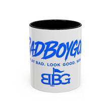 Load image into Gallery viewer, BadBoyGolf Accent Coffee Mug – "Play Bad. Look Good. Win." Ceramic Golf Gift