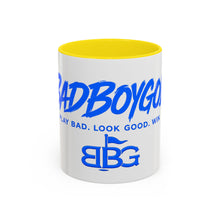 Load image into Gallery viewer, BadBoyGolf Accent Coffee Mug – "Play Bad. Look Good. Win." Ceramic Golf Gift