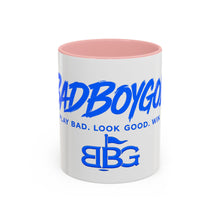 Load image into Gallery viewer, BadBoyGolf Accent Coffee Mug – "Play Bad. Look Good. Win." Ceramic Golf Gift