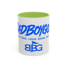 Load image into Gallery viewer, BadBoyGolf Accent Coffee Mug – "Play Bad. Look Good. Win." Ceramic Golf Gift