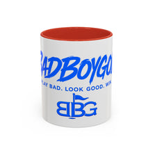 Load image into Gallery viewer, BadBoyGolf Accent Coffee Mug – "Play Bad. Look Good. Win." Ceramic Golf Gift